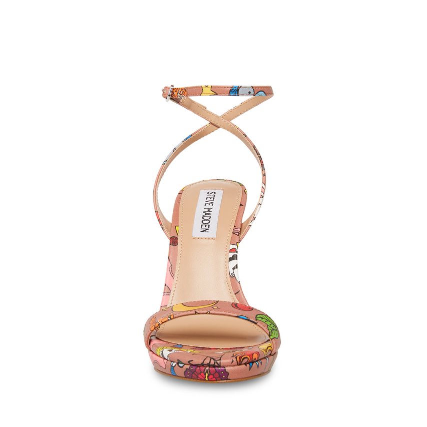 Sandalias Tacones Steve Madden Wafer Mujer Multicolor | ES YFE420